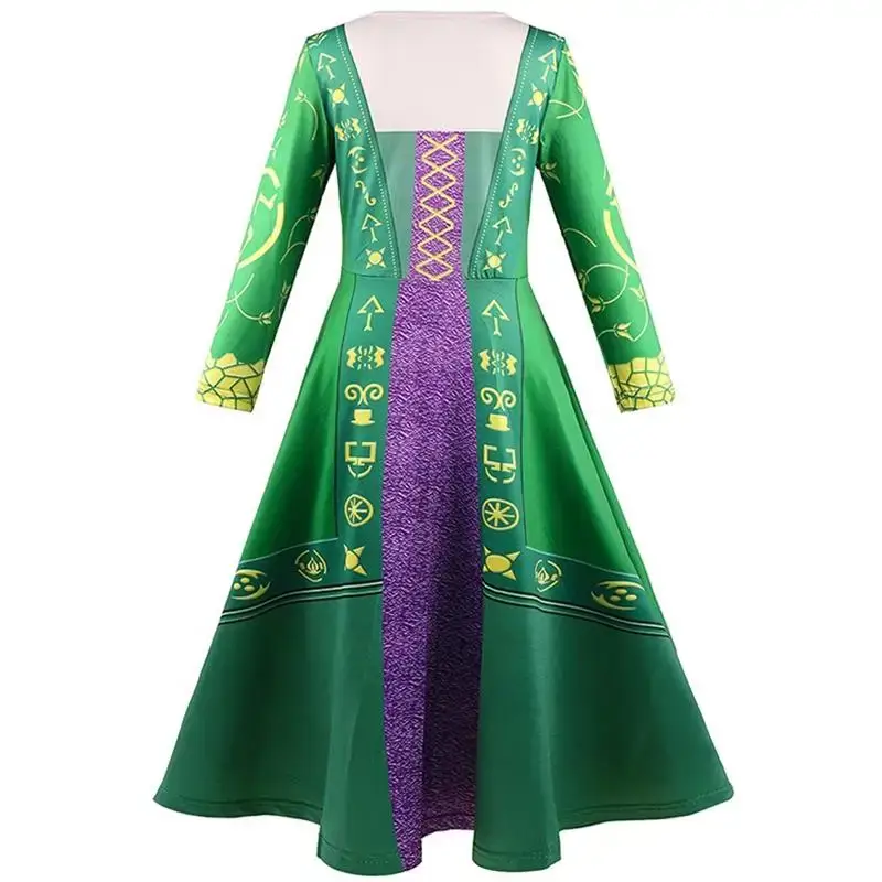 Julklänning Grön med Kappa och Väska 5