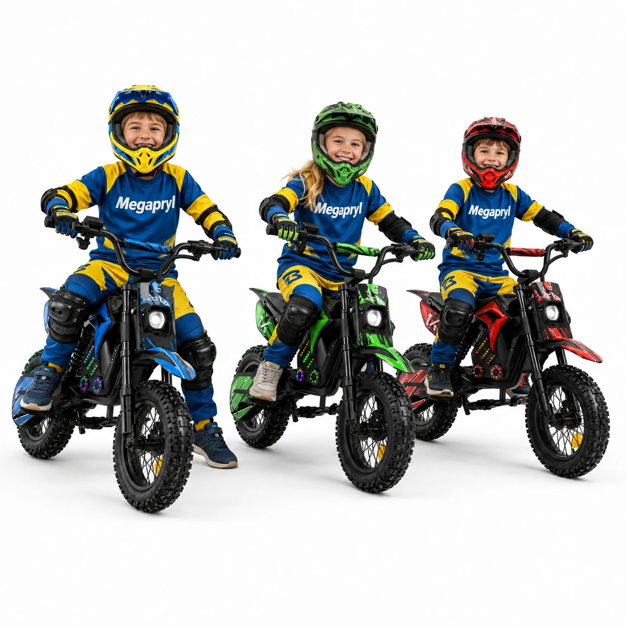 Elmotorcykel för Barn 500W – 14-tums Hjul