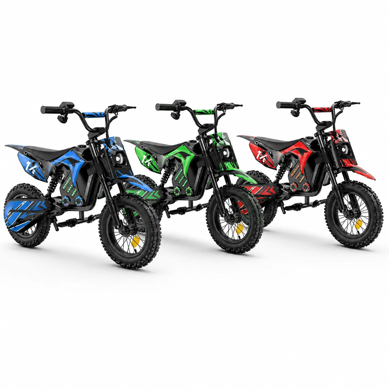 Elmotorcykel för Barn 500W – 14-tums Hjul