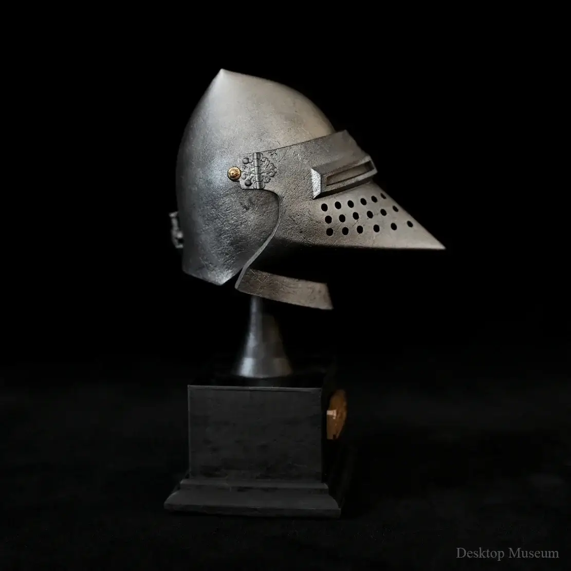 Riddarhjälm – 135 mm Medeltida Dekoration 5