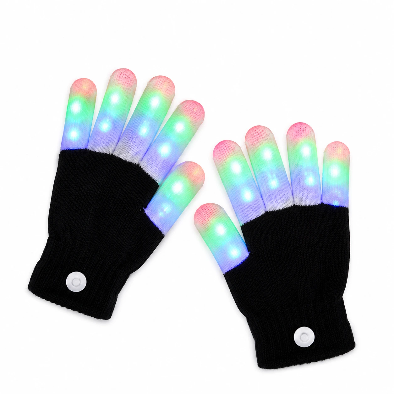 LED-handskar Flerfärgade för Party och Rave