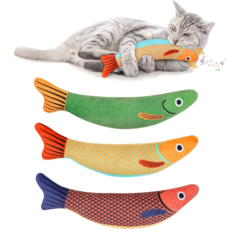 Kattleksak – Kattmynta Plyschfisk
