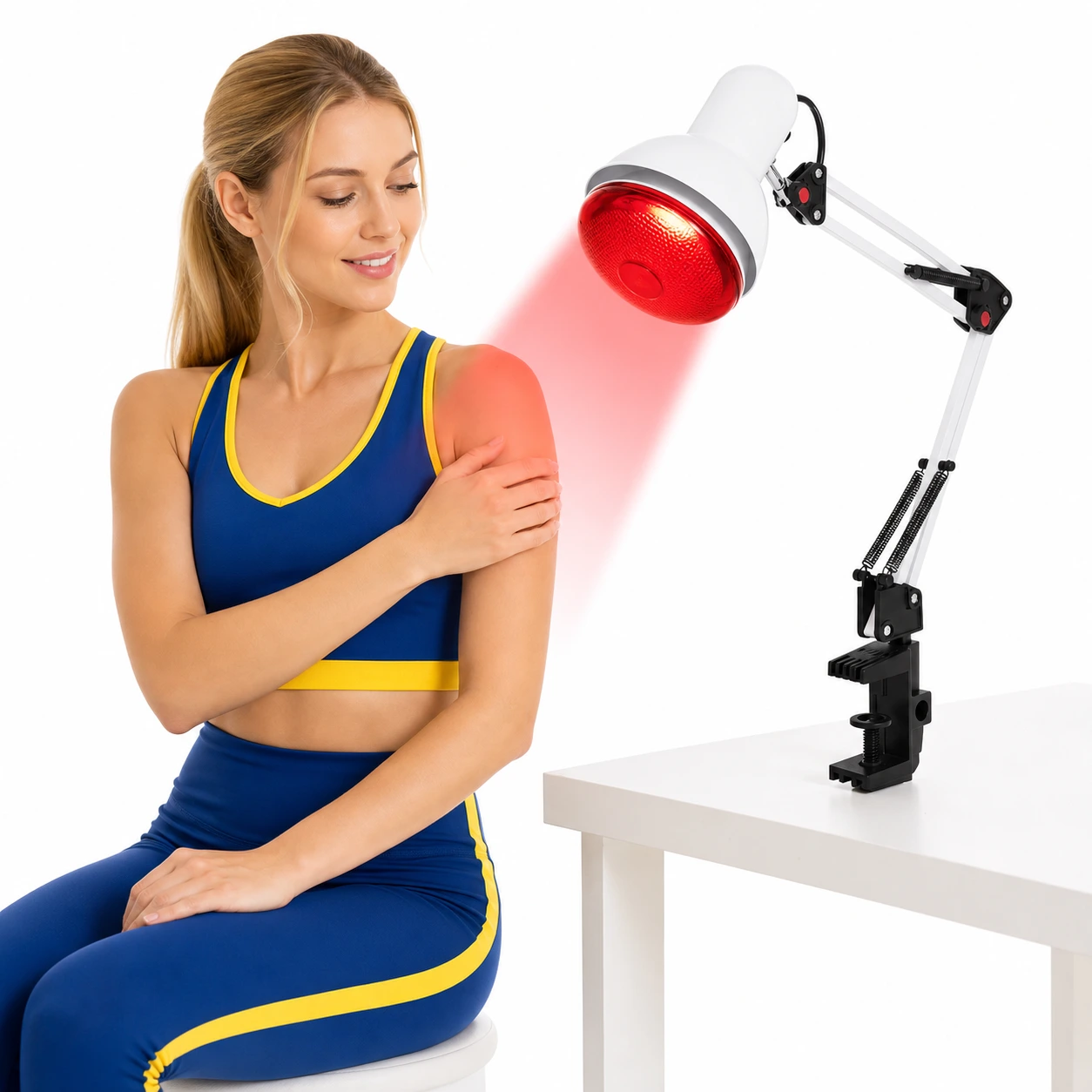 Infraröd Värmelampa 150W med Justerbar Arm