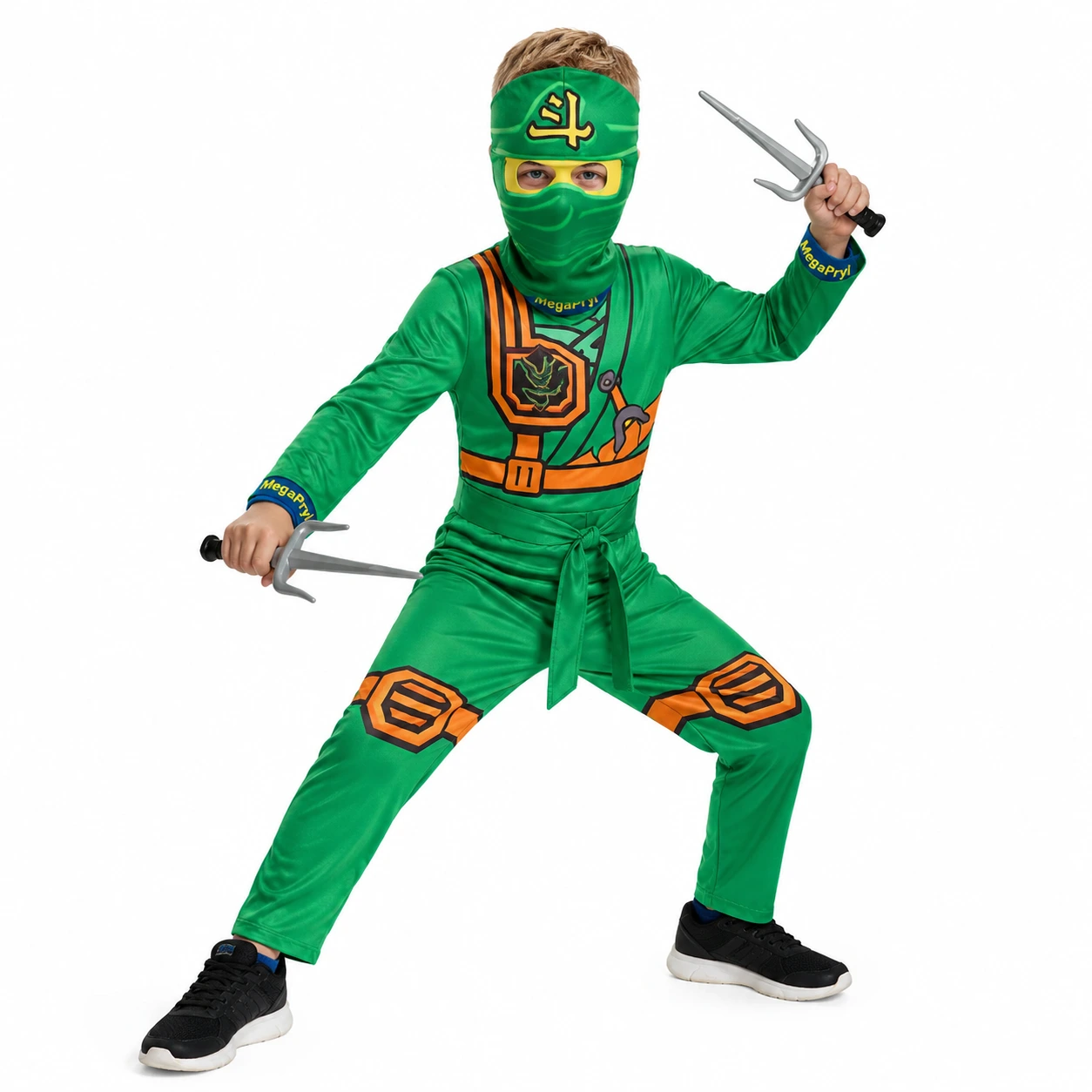 Ninjadräkt för barn till maskerad och halloween