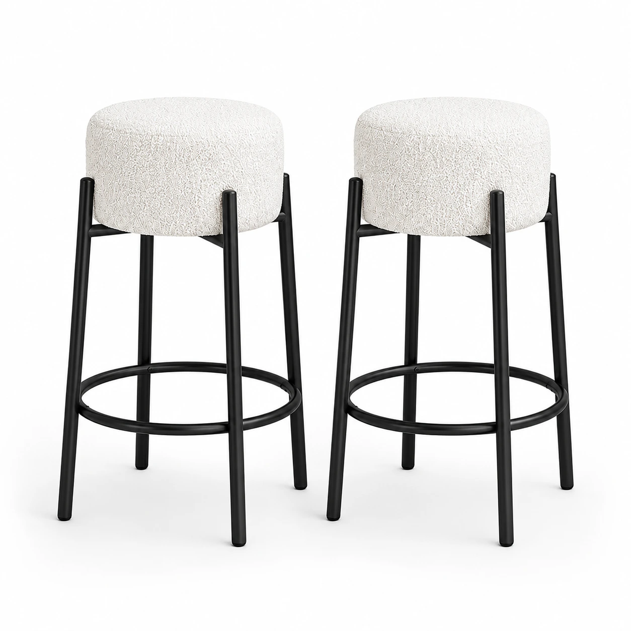 Boucle Barpall Modern – Metall & Teddytyg
