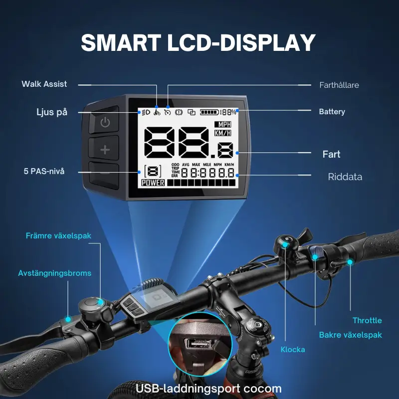 Elcykel 36V 250W - Mountainbike 4