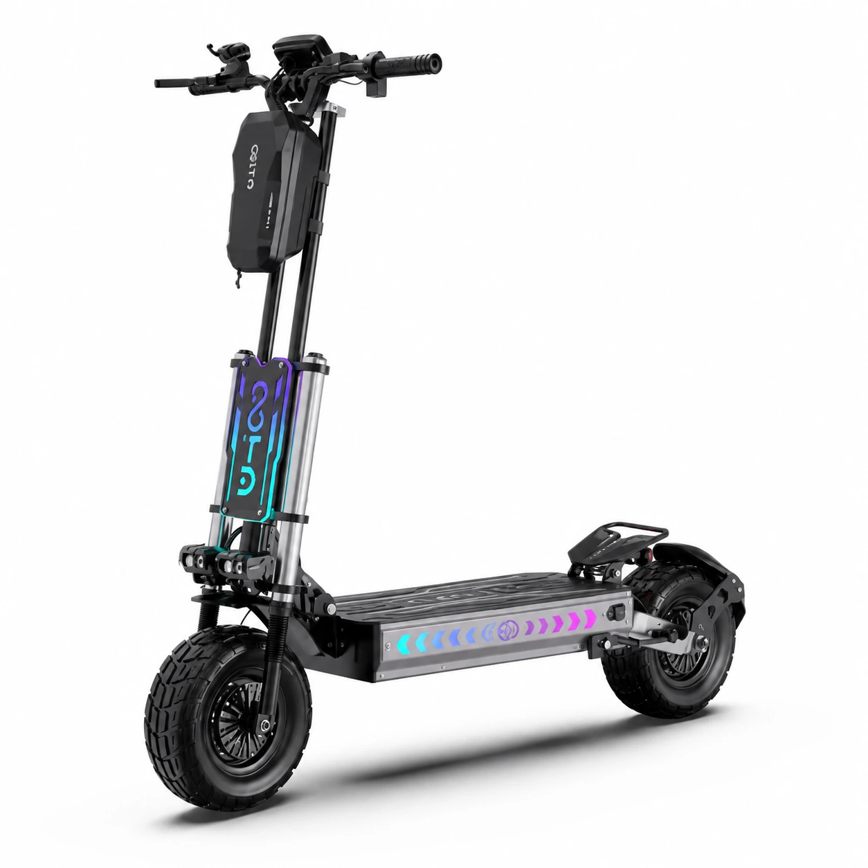 Elscooter Vikbar 13 Tum med Dubbelmotor och 60V Batteri