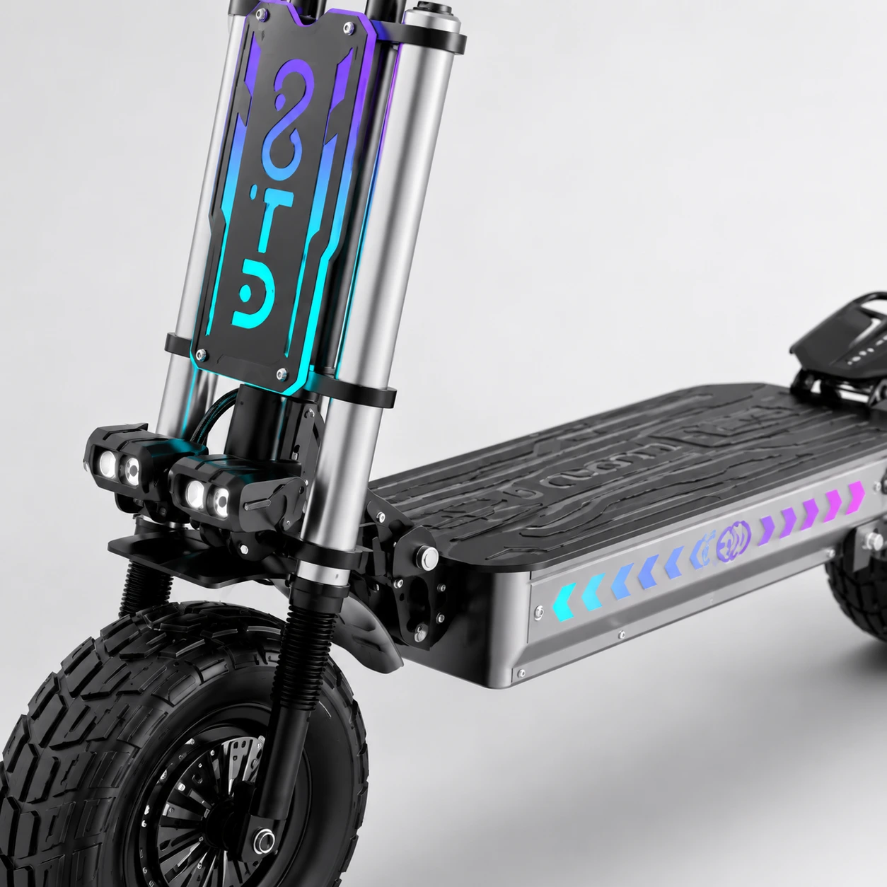Elscooter Vikbar 13 Tum med Dubbelmotor och 60V Batteri