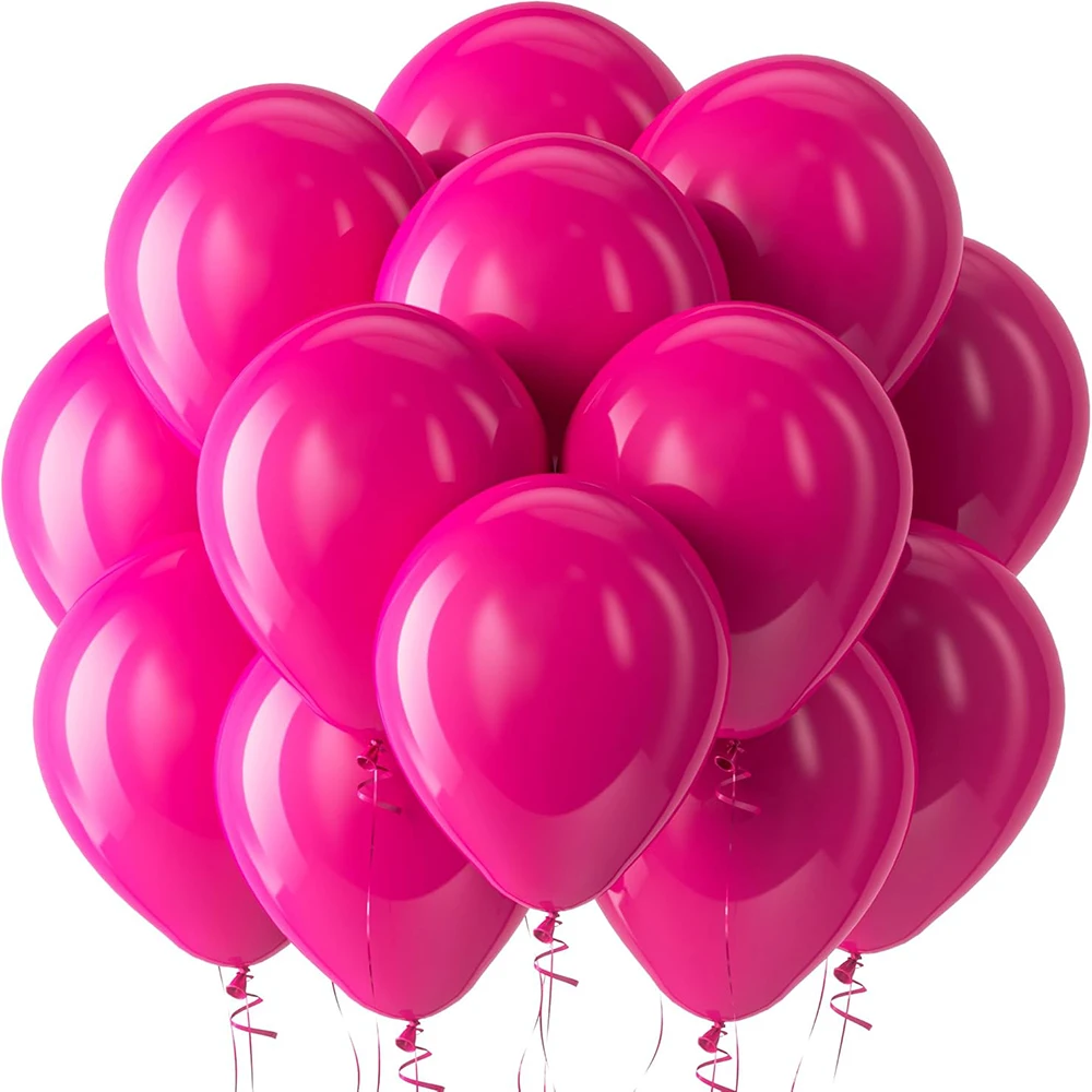 Latexballonger Pastell Ceriserosa 50 cm – 20-pack