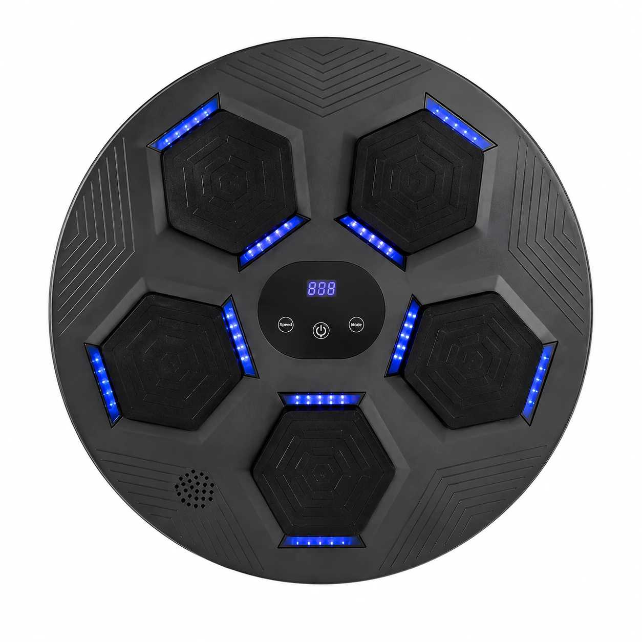 Väggmonterad boxningsmaskin med Bluetooth och LED