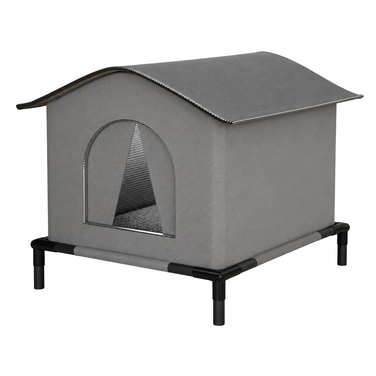 Kattkoja för utomhusbruk med vikbar design