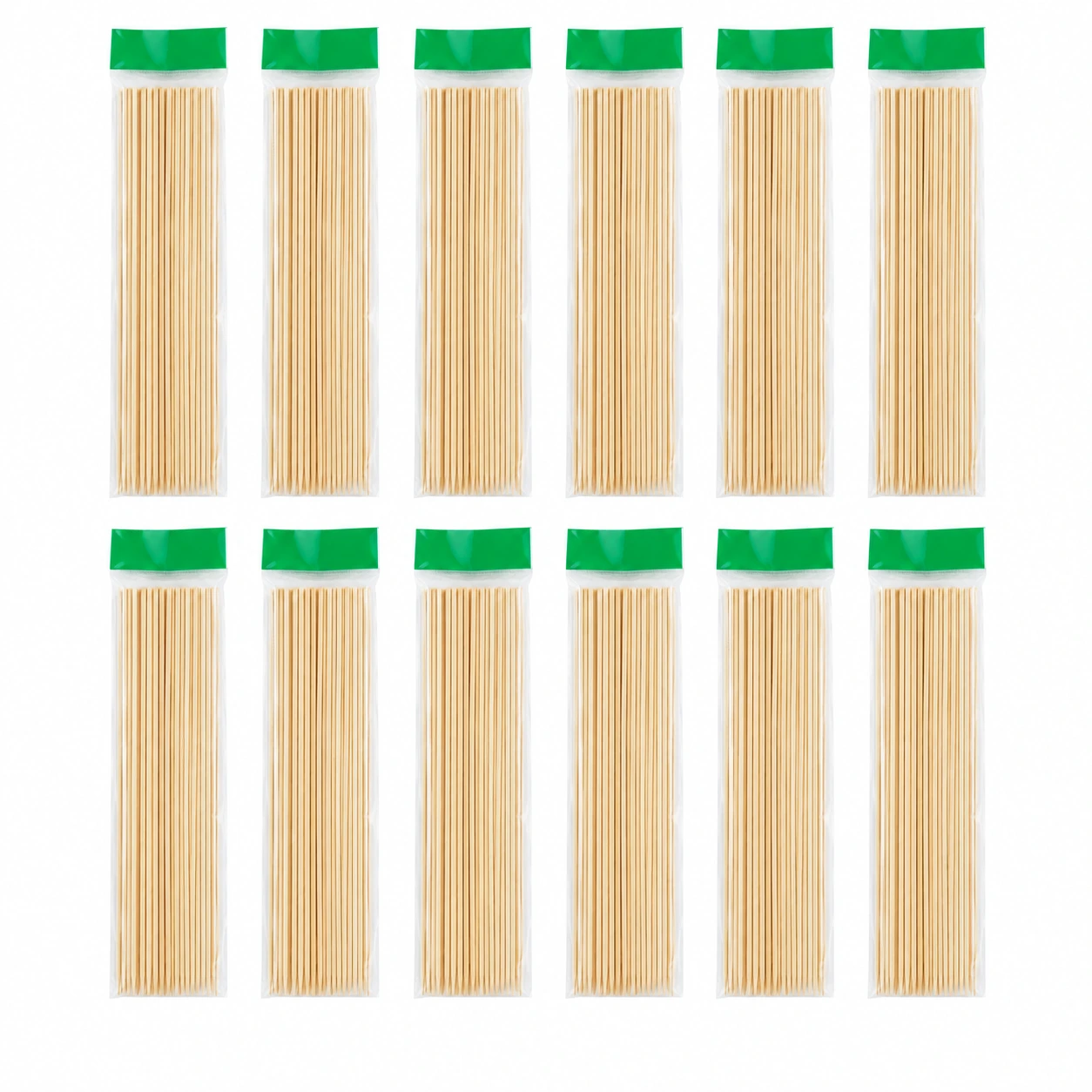Bambu Grillspett för BBQ, Frukt och Snacks