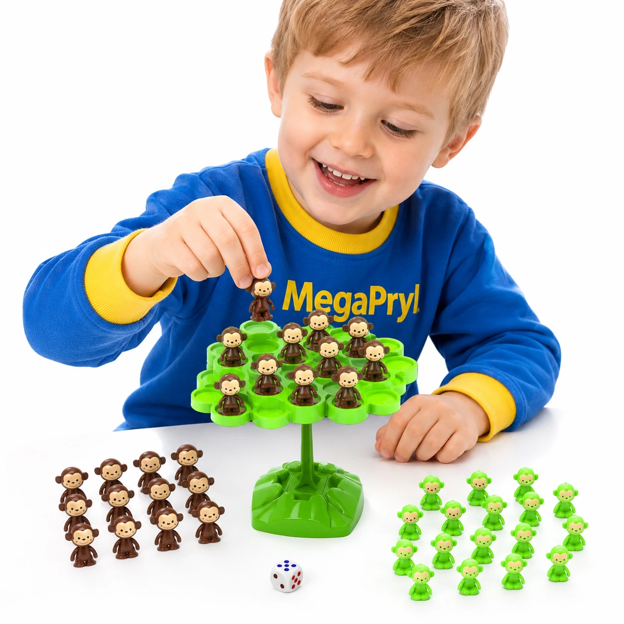 Balansspel med Siffror och Apor