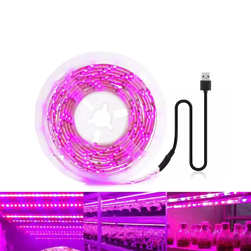 Växtlampa 5V USB LED - Fullspektrum 5