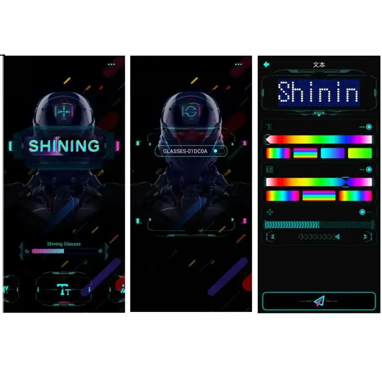 Gas Mask LED med Bluetooth 5