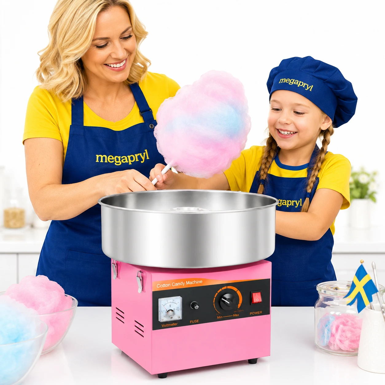 Sockervaddsmaskin – Elektrisk Cotton Candy Maker