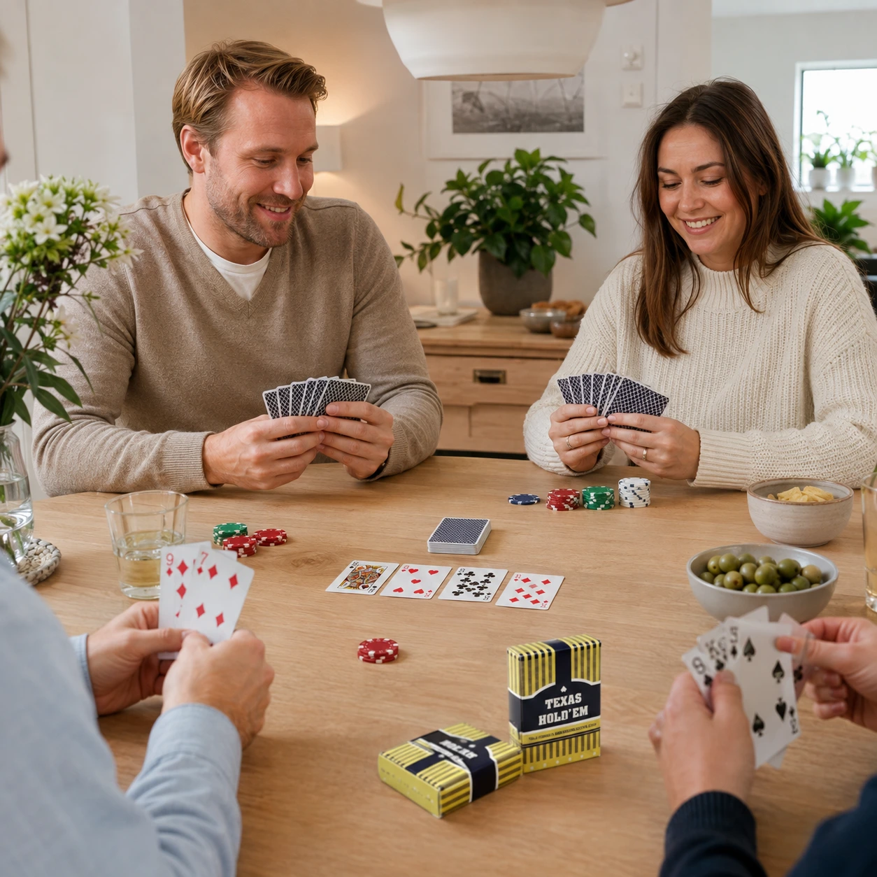 Plastspelkort för poker med vattenavvisande yta