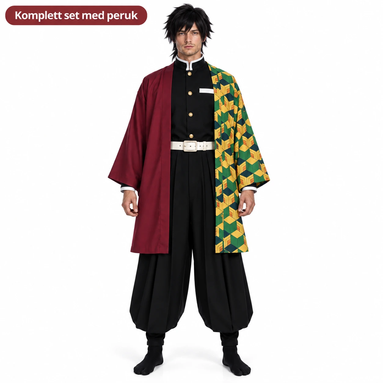 Komplett set med peruk