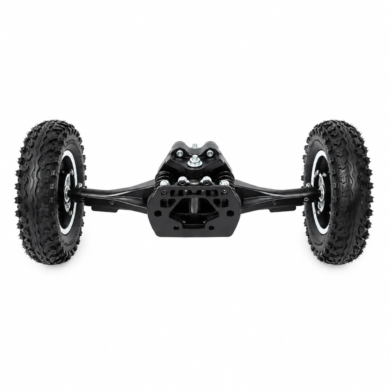 Hjulkit för elscooter med 8-tums däck och fjädrad bracket