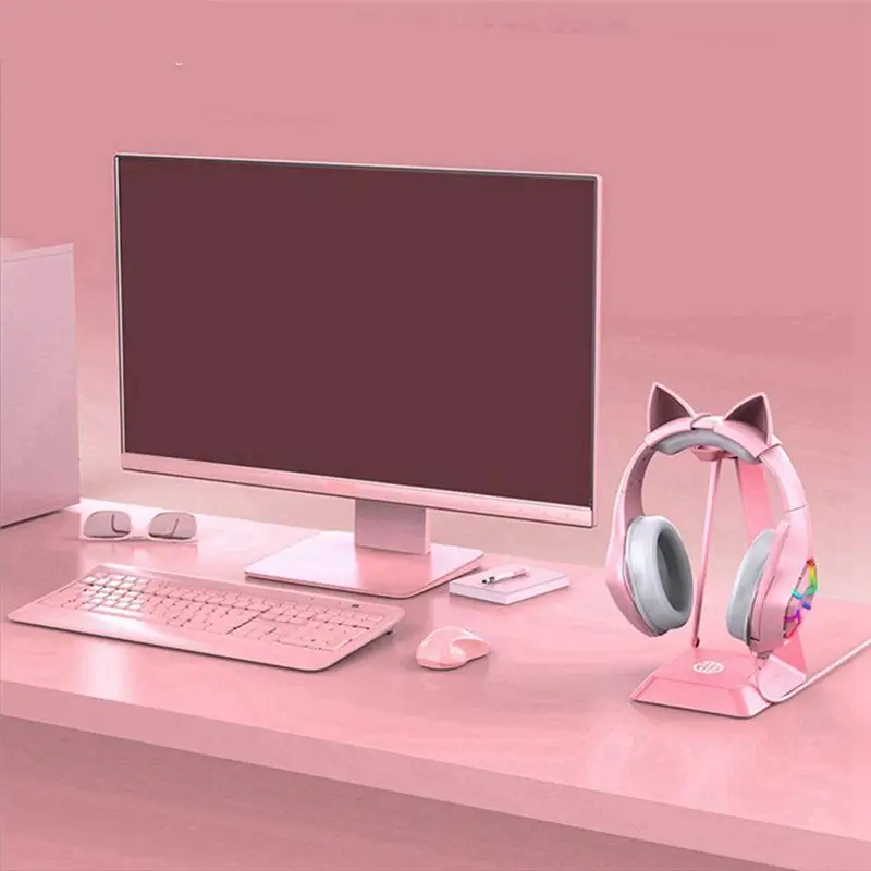 Hörlurställ Rosa för Gaming Headset och Hörlurar 2