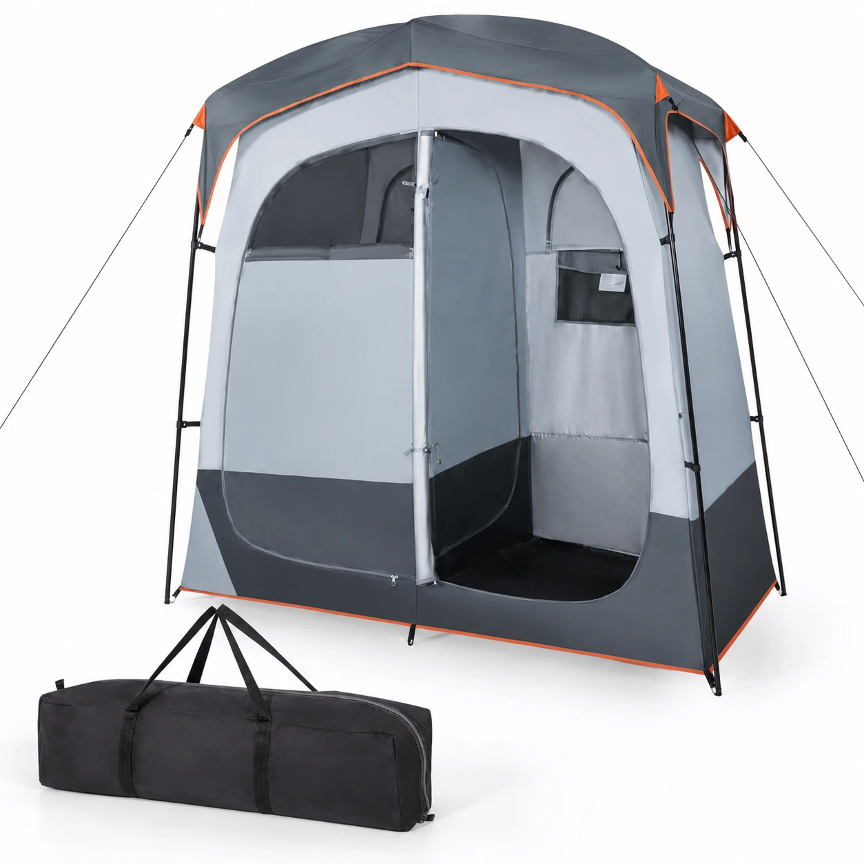 Dusch- & Toalettält 2 Rum – Portabelt Campingtält