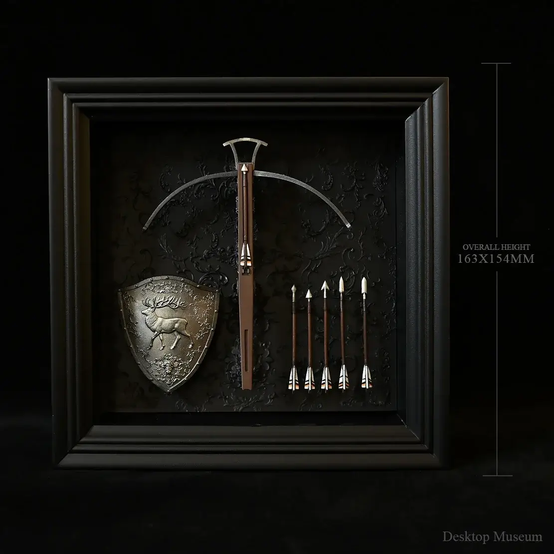 Medeltida Europeisk Båge och Armborst Väggdekor 2