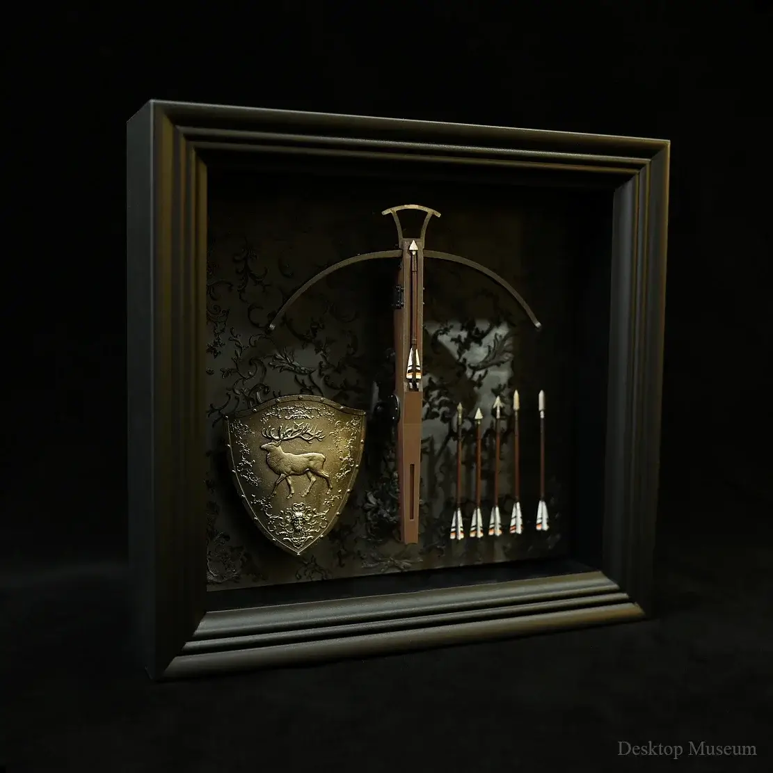 Medeltida Europeisk Båge och Armborst Väggdekor 4