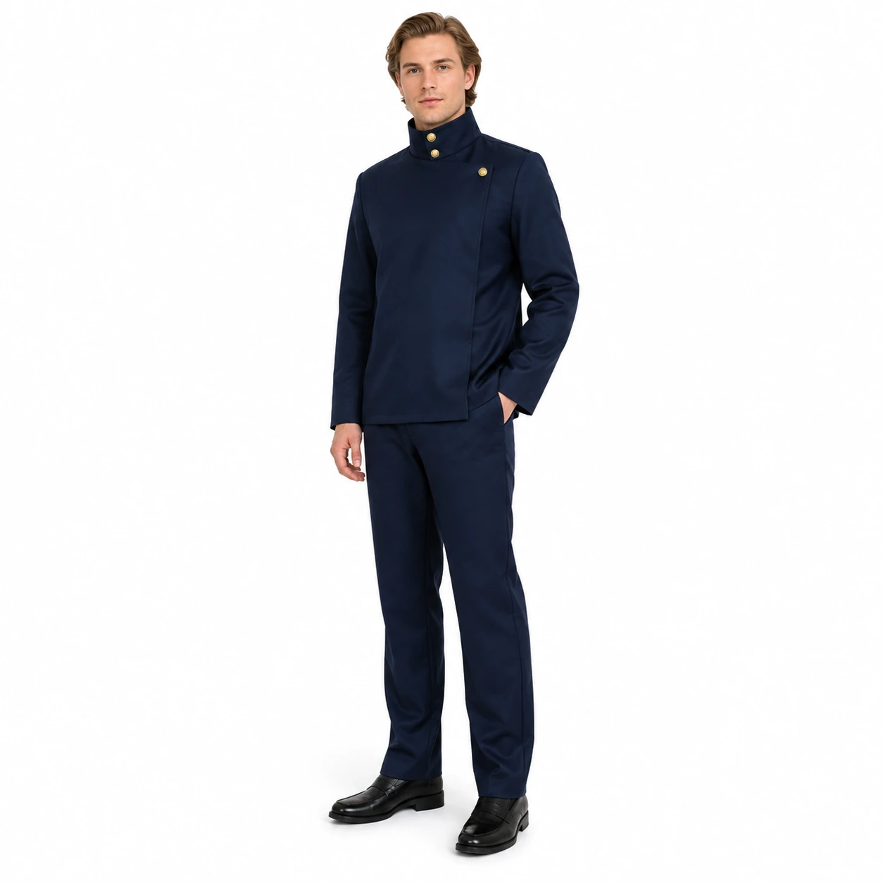 Cosplaydräkt med uniformsstil för anime och maskerad