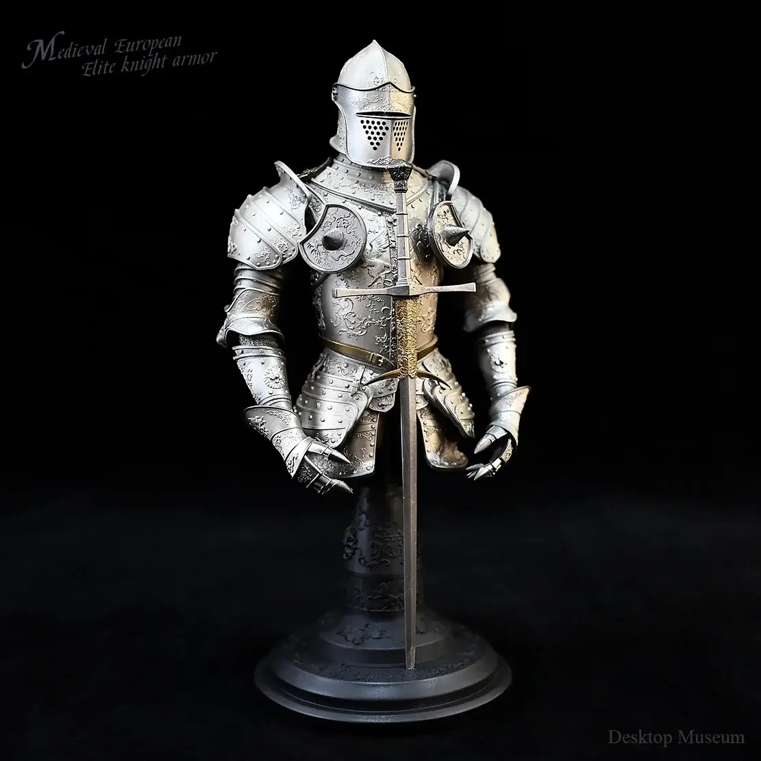 Medeltida Riddarrustning – 190 mm Dekor 2