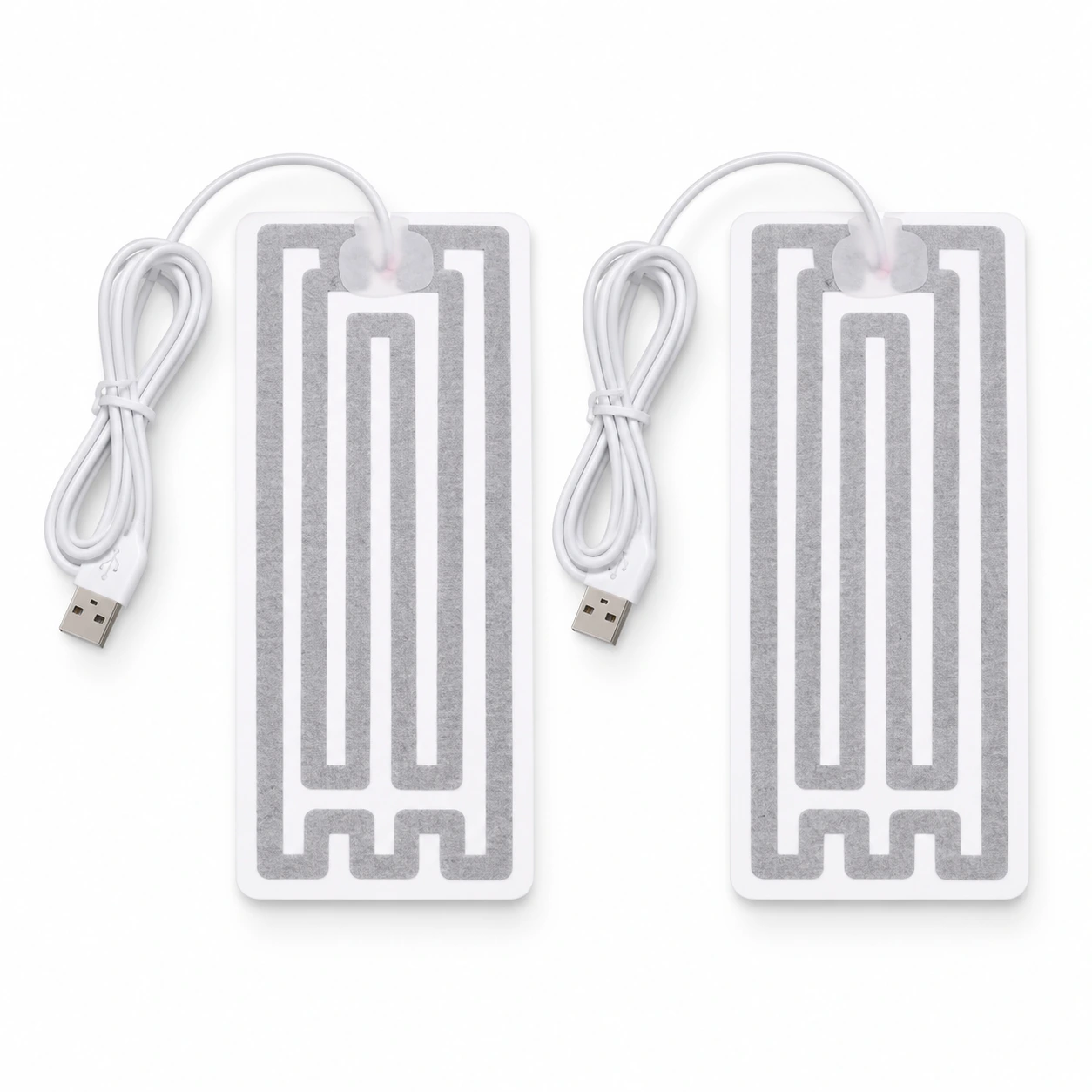 USB-värmepads för kläder och handskar i grafen, 2-pack
