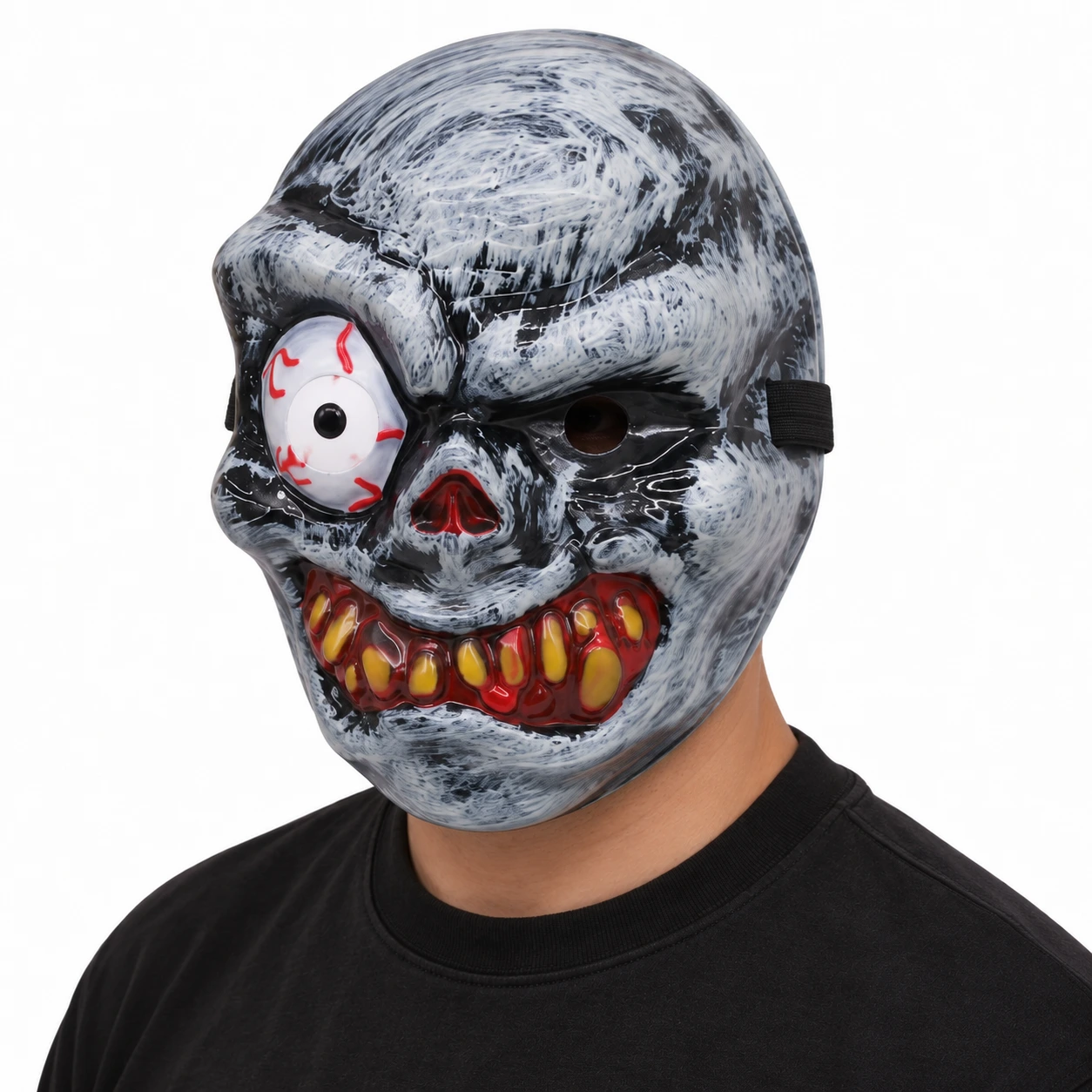 Mask spöke i PVC, heltäckande