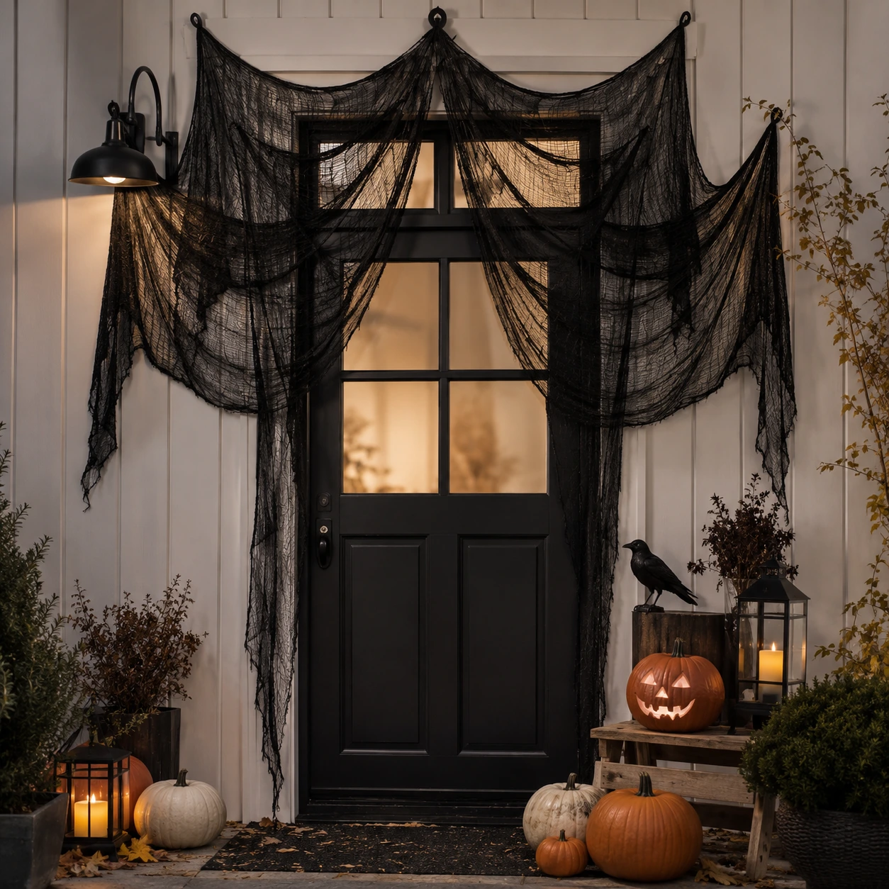 Halloween-gasväv för dekoration 30 x 72 tum