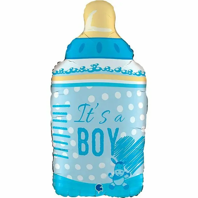 Folieballong It's a Boy Nappflaska
