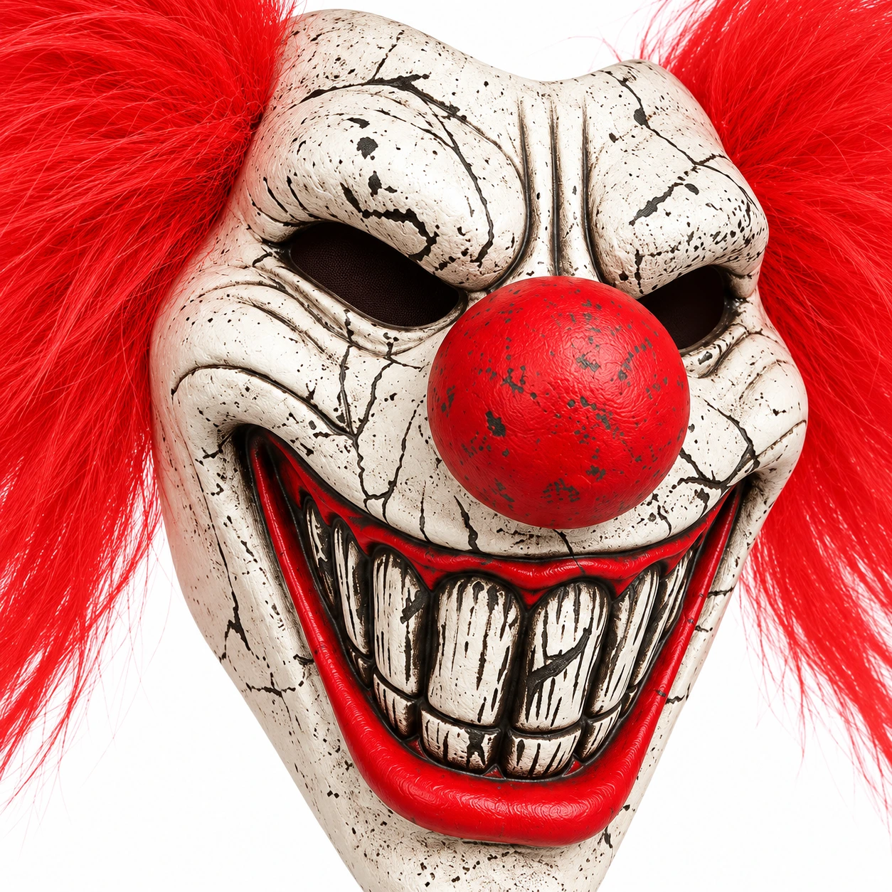 Clownmask för halloween och cosplay i latex