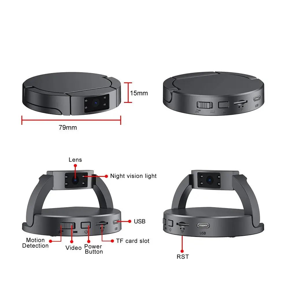 Mini Kamera 1080P – Bärbar DVR 3