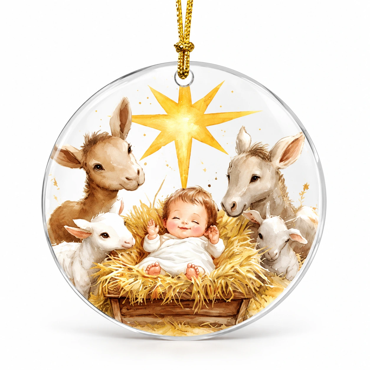Julgranshänge med julmotiv för gran och hem