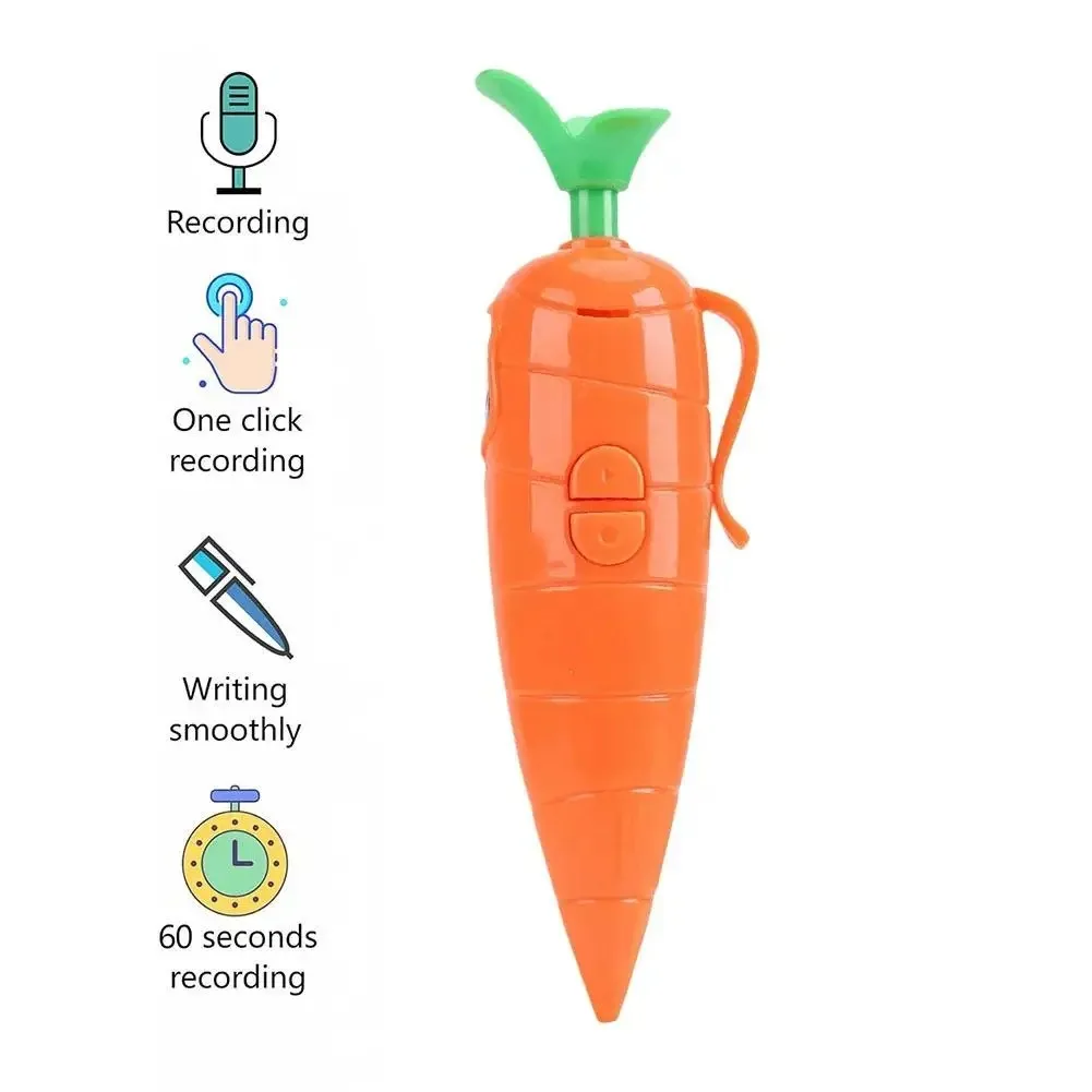 Morotsformad Röstinspelare – Orange
