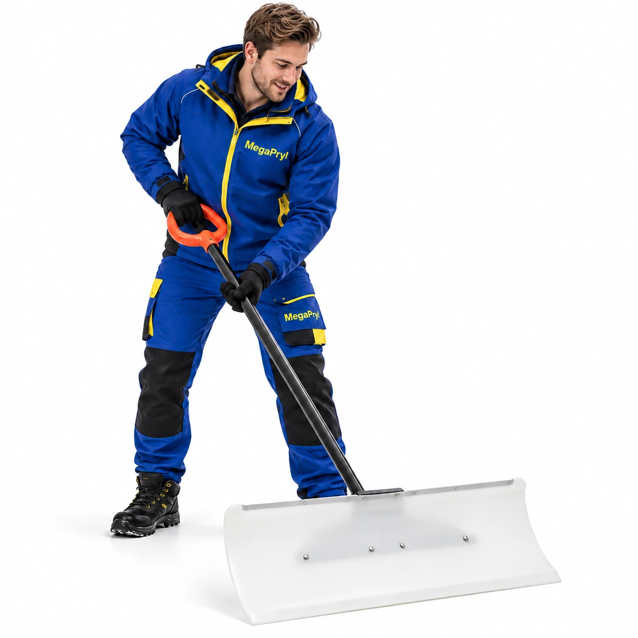 Snöskyffel för gångar och uppfart, 76 cm blad