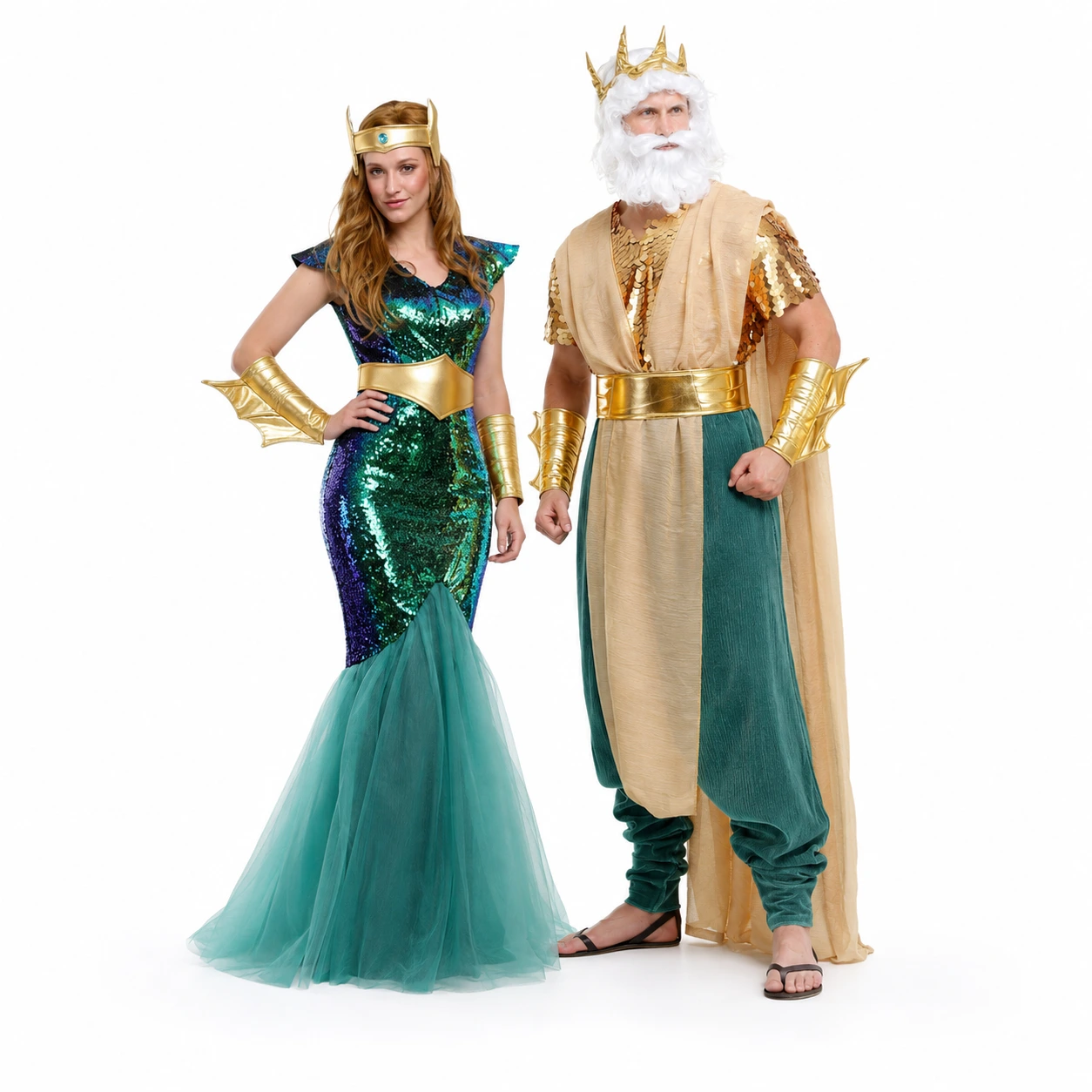 Poseidon maskeraddräkt för vuxna