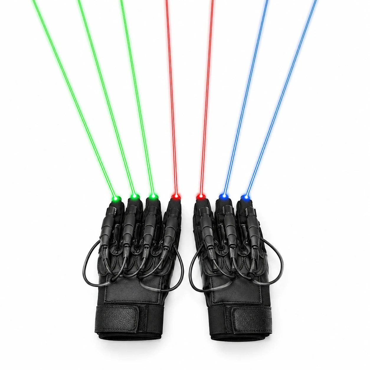 Laserhandskar RGB för Dans och Scen