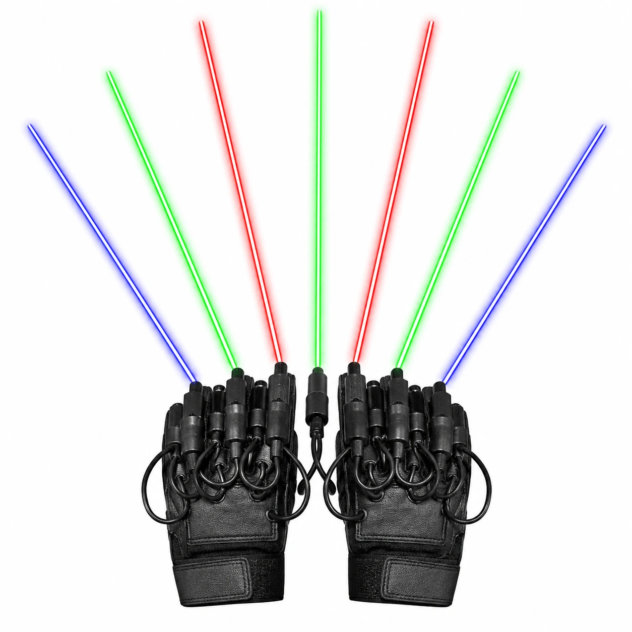 Laserhandskar RGB för Dans och Scen