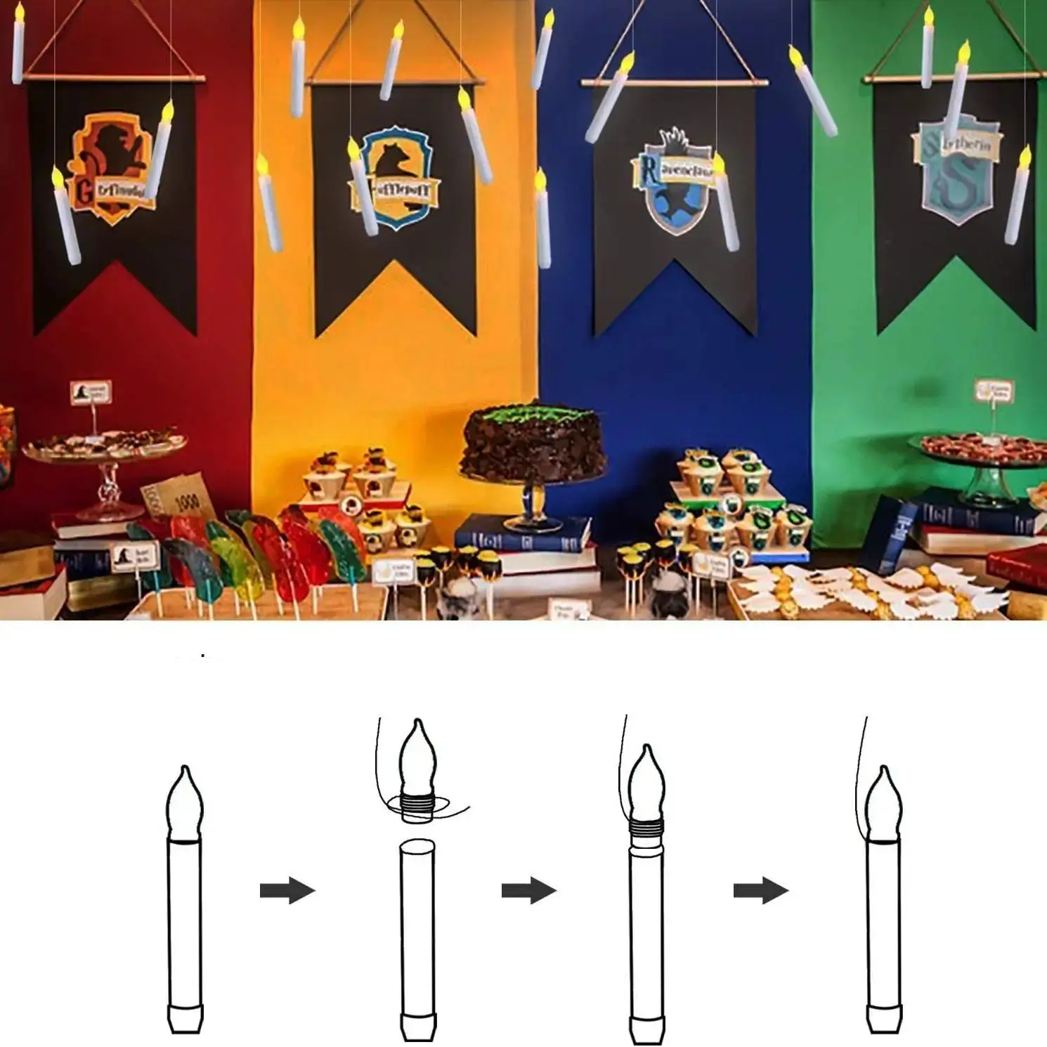 Flamfria LED-ljus – 12 st 3