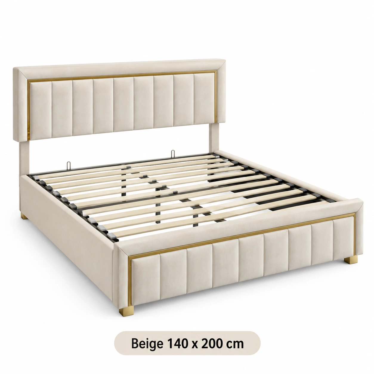 Beige 140 x 200 cm