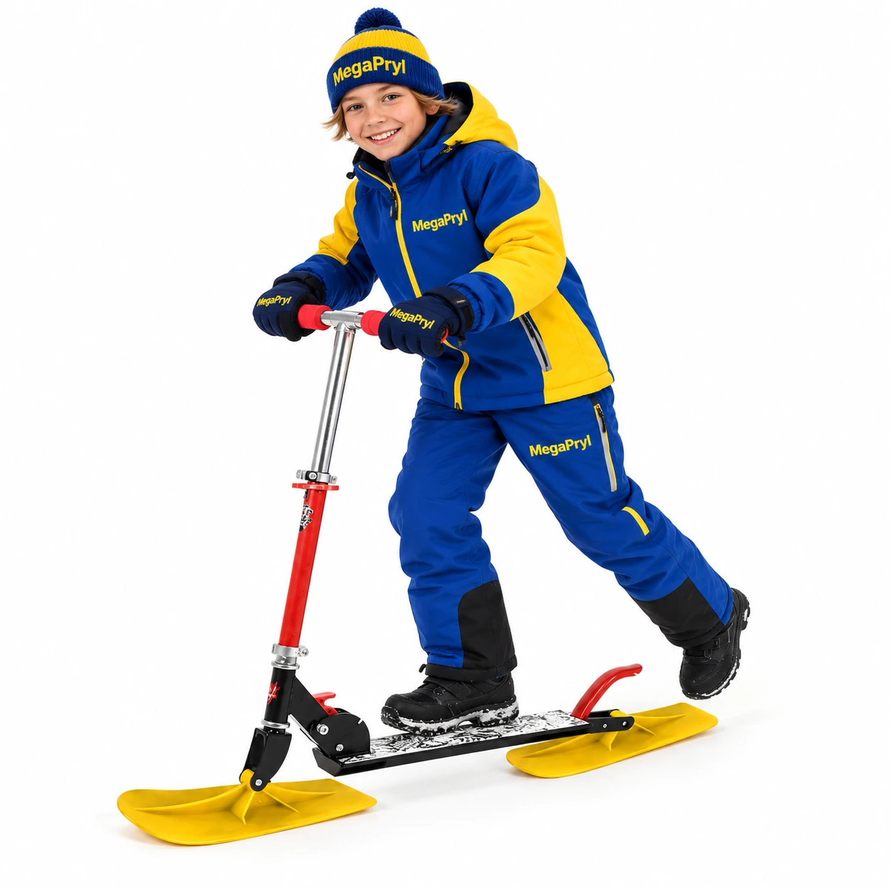 Skidor till sparkcykel i plast, 1 par