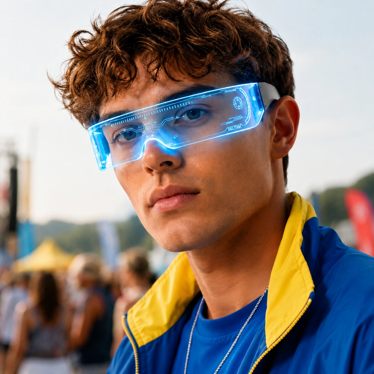 LED-visirglasögon för fest och maskerad