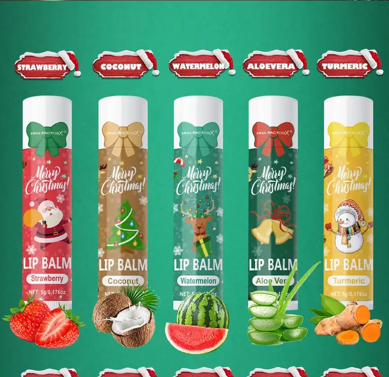 Läppbalsam Julpresent Box – 30-pack 4