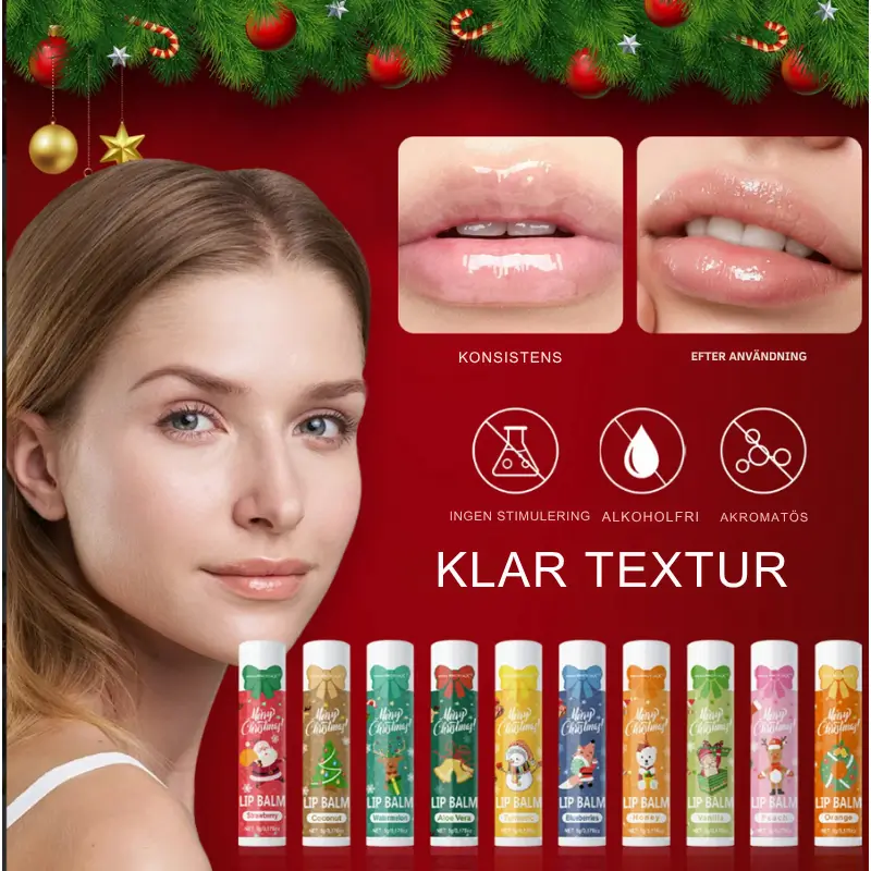 Läppbalsam Julpresent Box – 30-pack 3