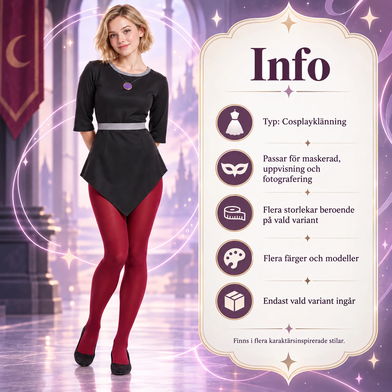 Cosplaymekko hahmohenkisissä tyyleissä