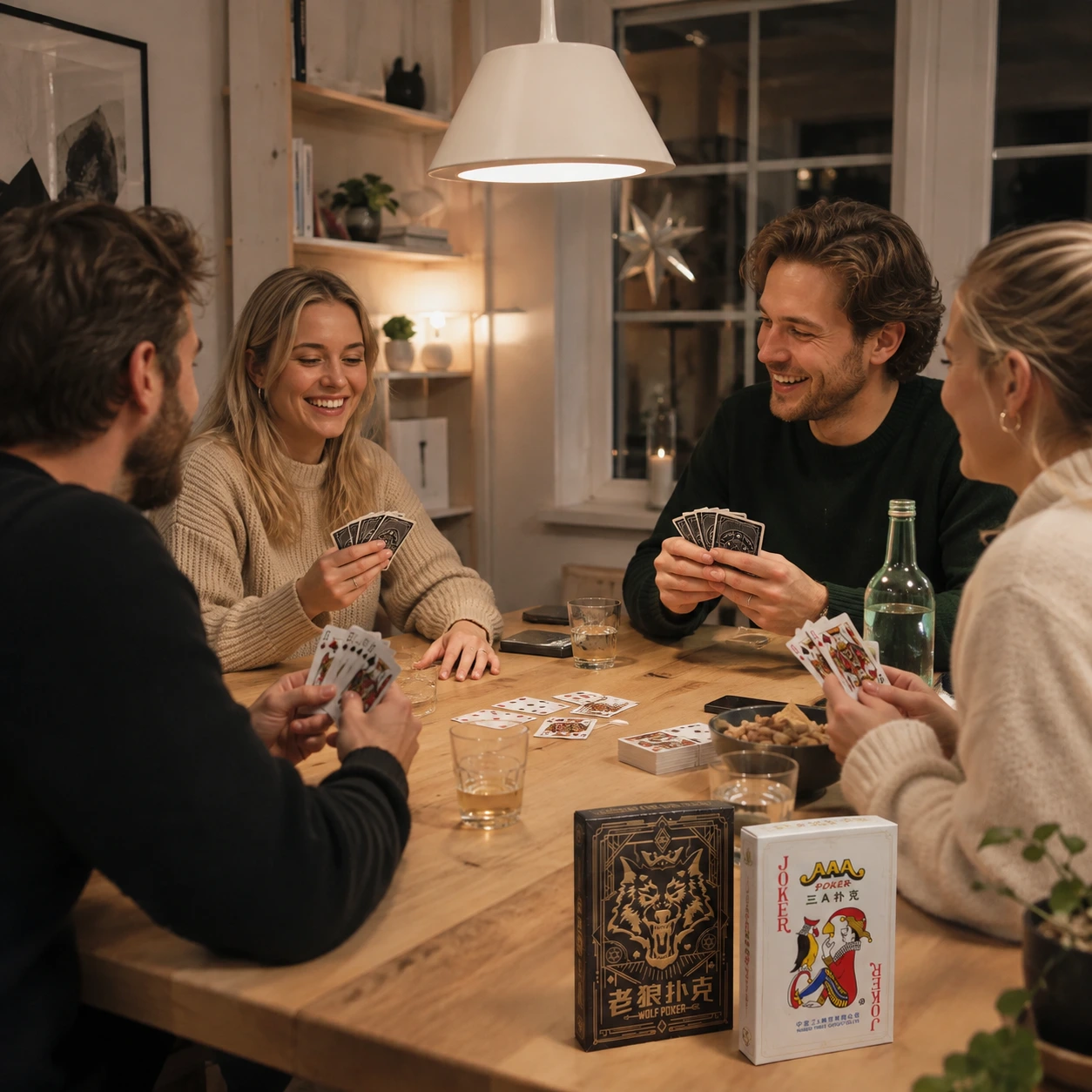 Spelkort i kortlek för poker och sällskapsspel