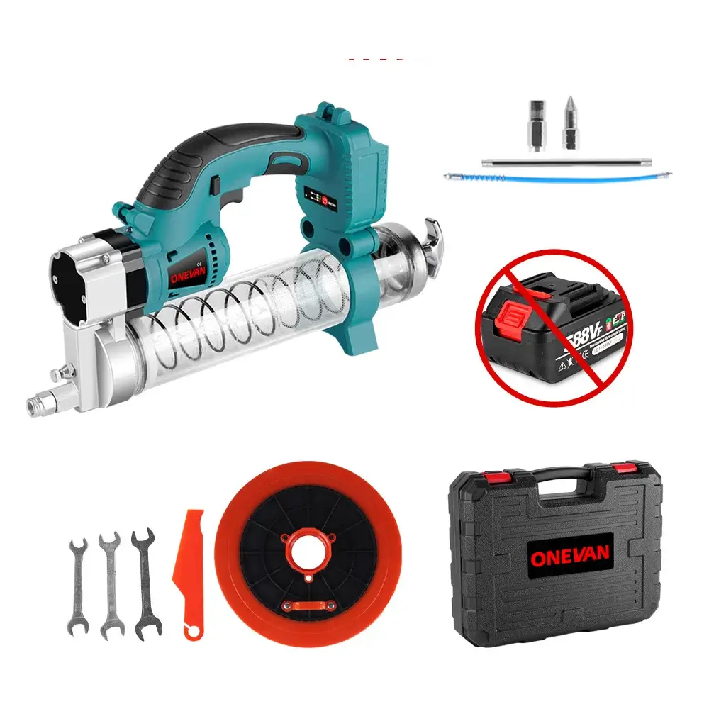 Fettpistol Elektrisk – Trådlös Högtryckssmörjare 7